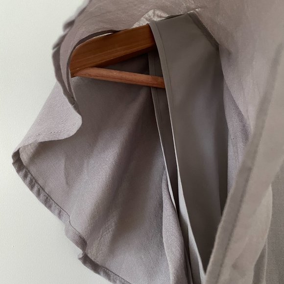 Tocca Light Wool Midi Dress with Flutter Sleeves - Picture 3 of 10